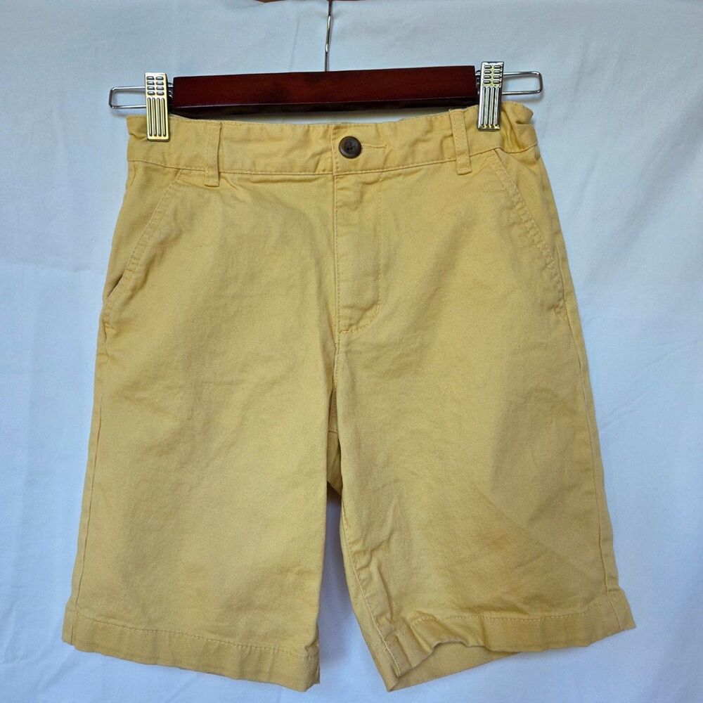 Boys Old Navy Yellow Bermuda Chino Shorts - Size 10
